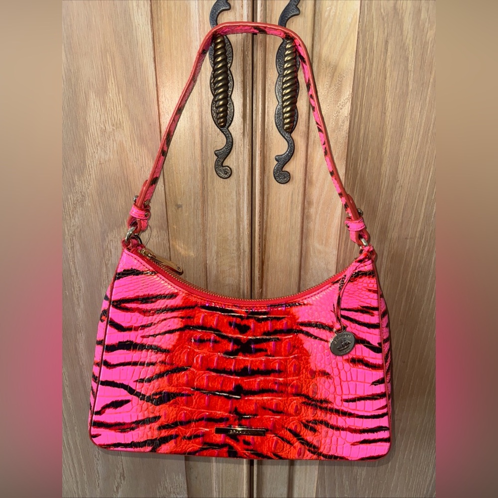 Brahmin Esme Pink Feline Ombré handbag - Picture 2 of 5